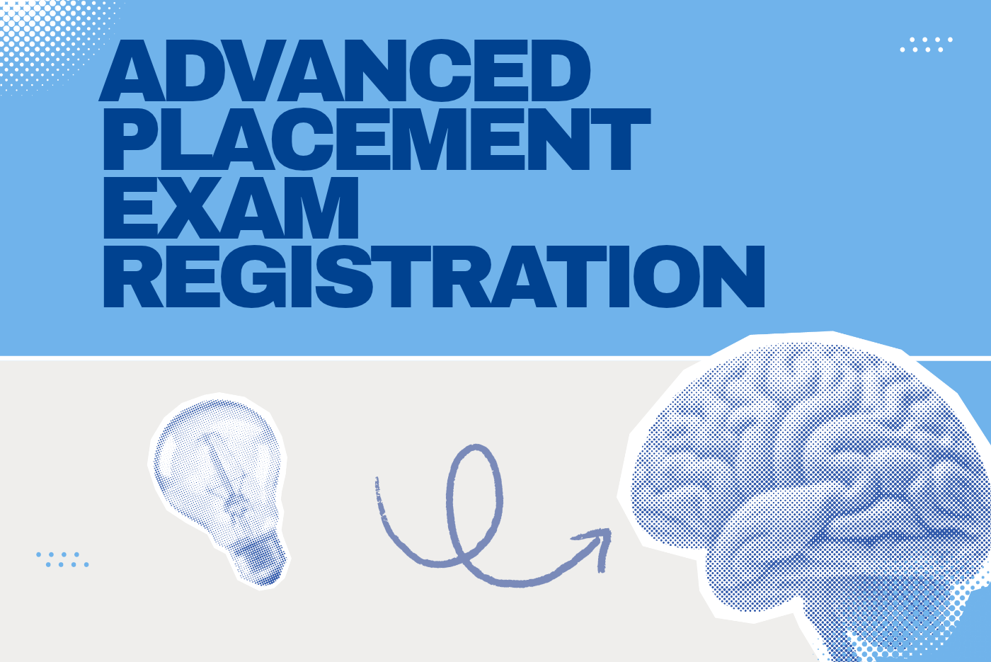 AP Exam registration reminder.